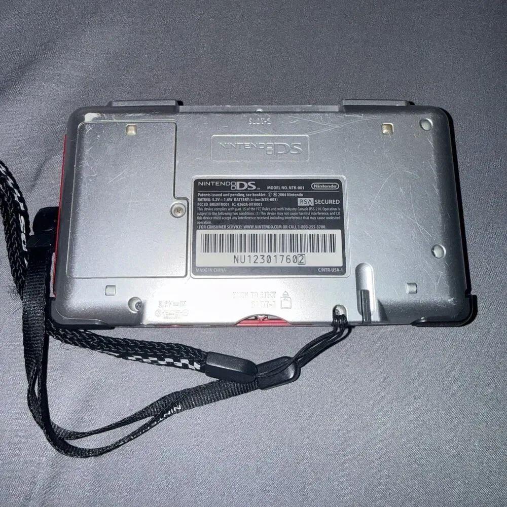 Nintendo DS Red Handheld Console NTR-001
